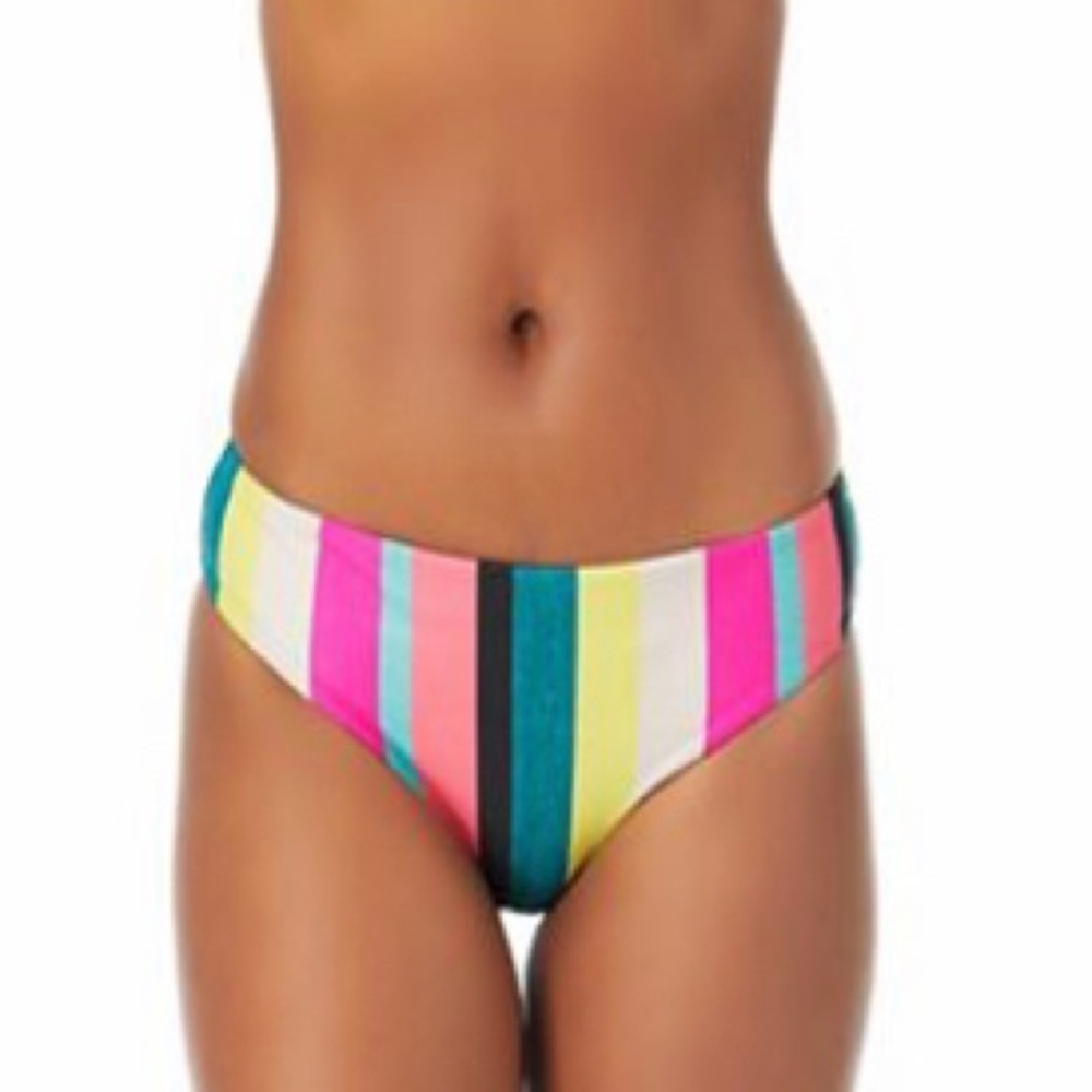 Hurley UPF 50+ Striped Hipster Swim Bottom
